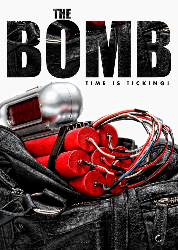 Poster for 'The Bomb' room at Cambridge Escape Rooms
